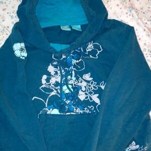 Op vintage floral hoodie